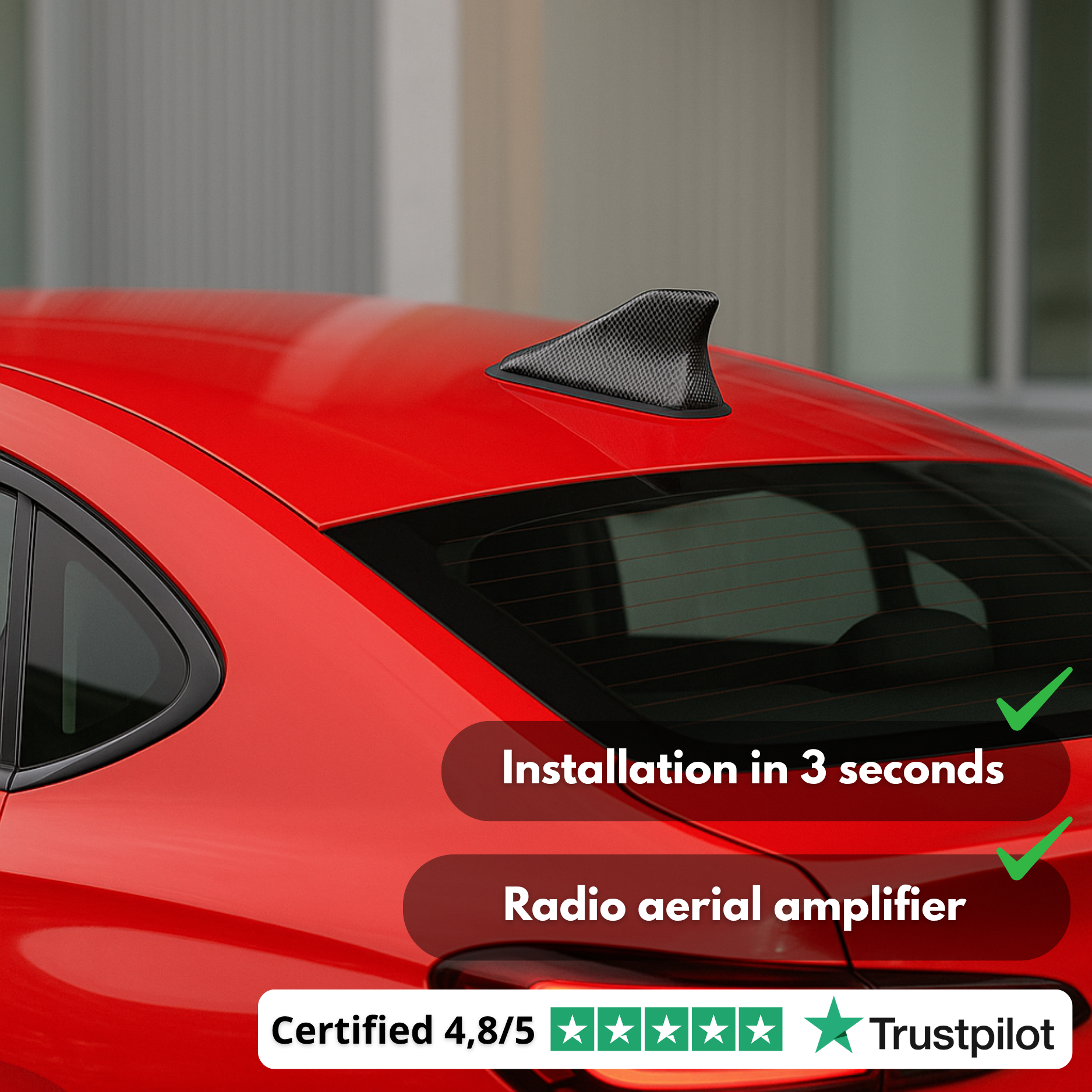 SharkBoost™ Antenna Amplifier | Optimal Radio Reception