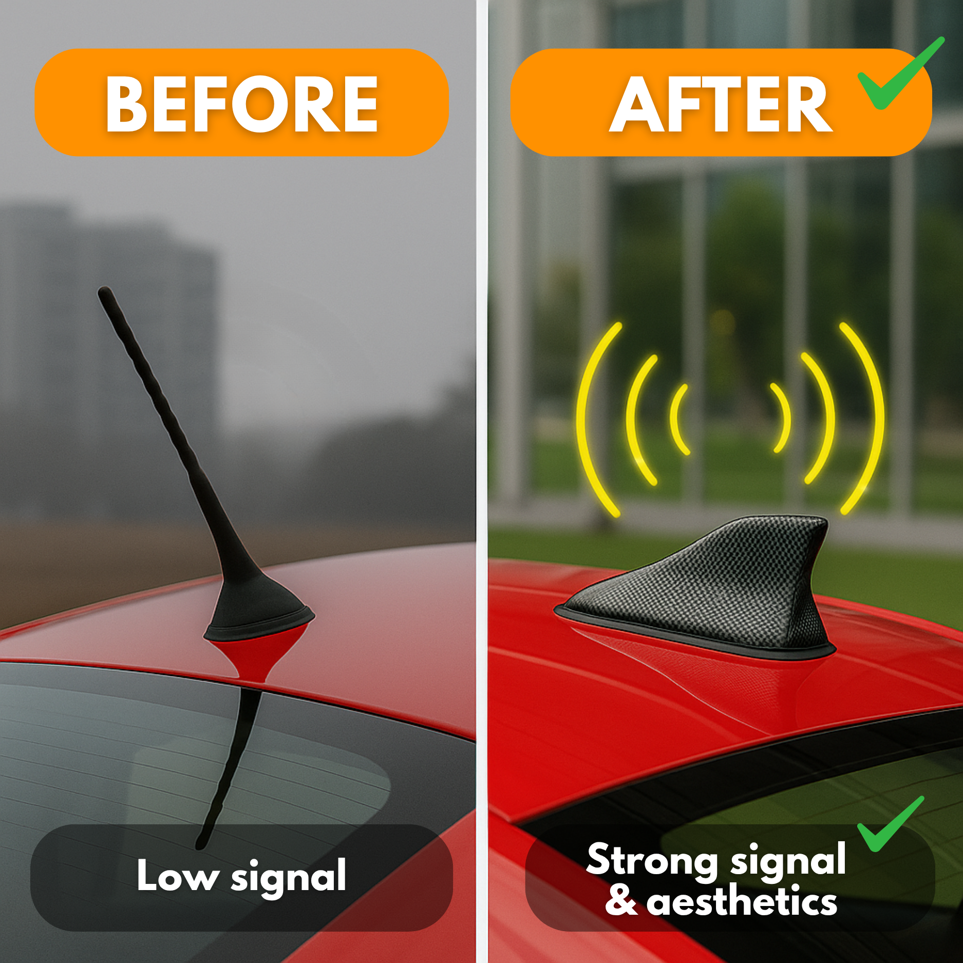 SharkBoost™ Antenna Amplifier | Optimal Radio Reception