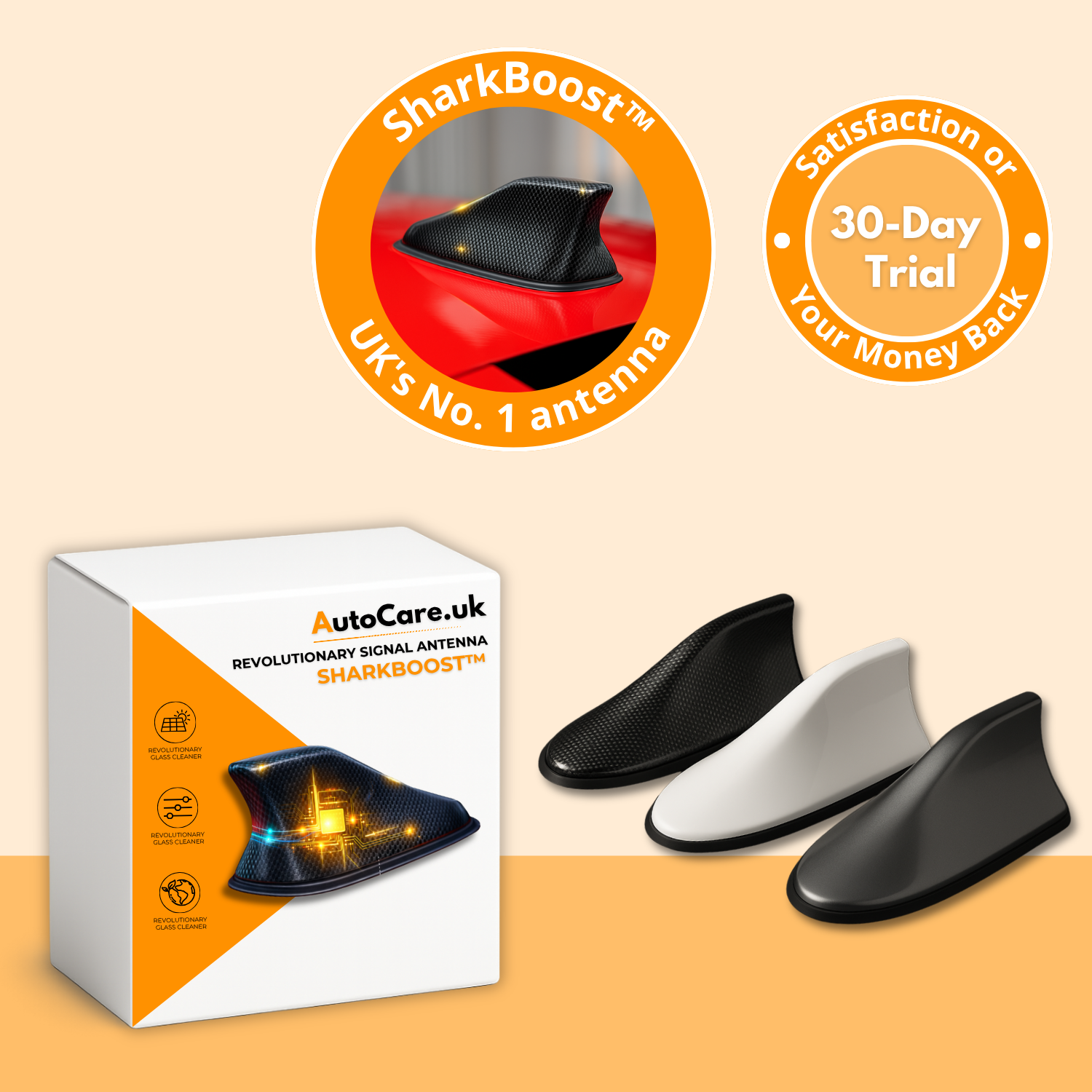 Shark Car Antenna – Enhanced Radio Reception & Premium Design